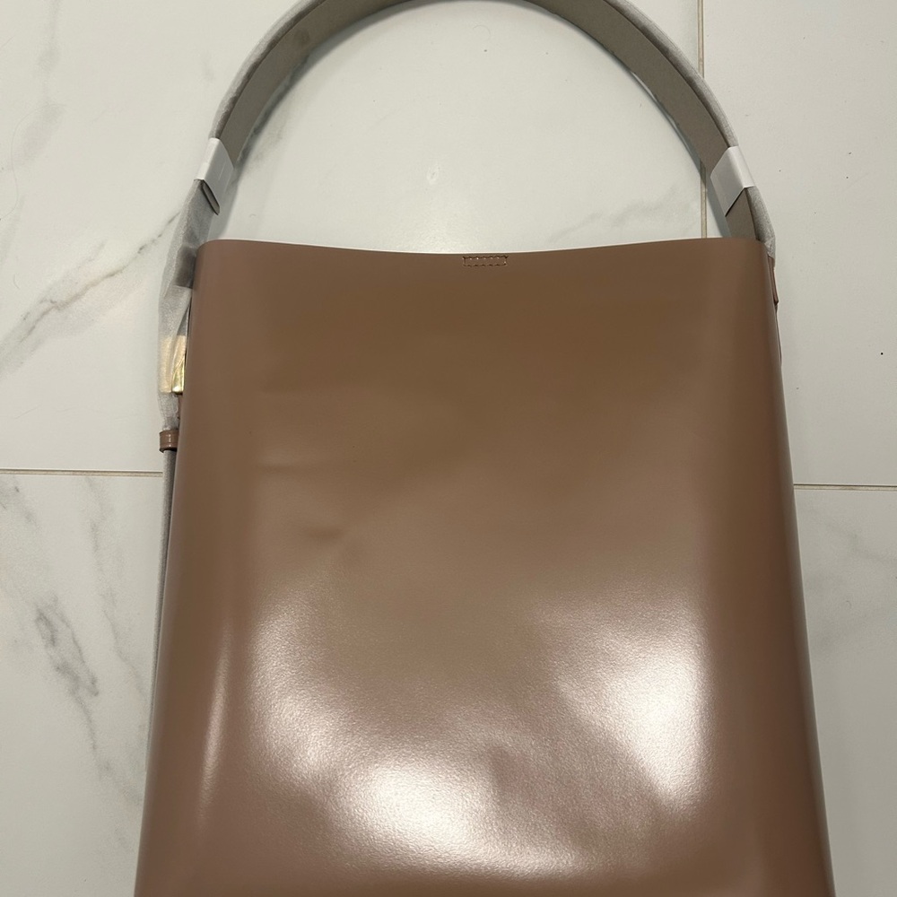 J. Crew Brown Leather Shoulder Bag